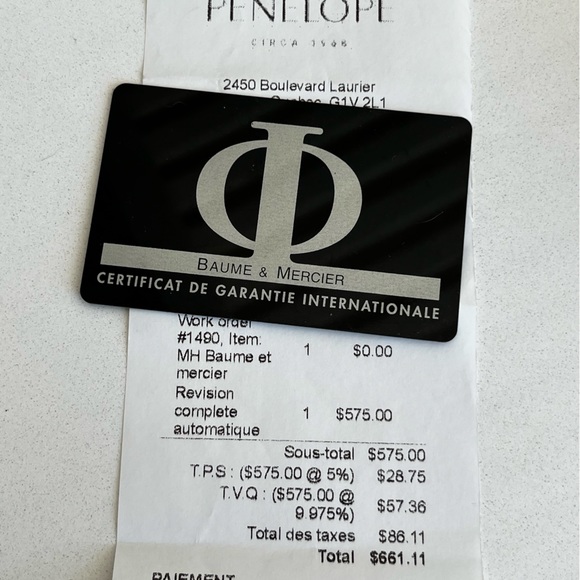 Baume & Mercier Watch - Picture 7 of 8